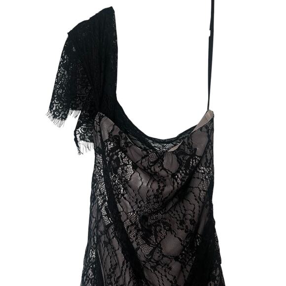 VTG Nicole Miller Y2K Lace Dress Hoco Prom Wedding Witchy Fairygrunge Whimsygoth - Picture 8 of 14